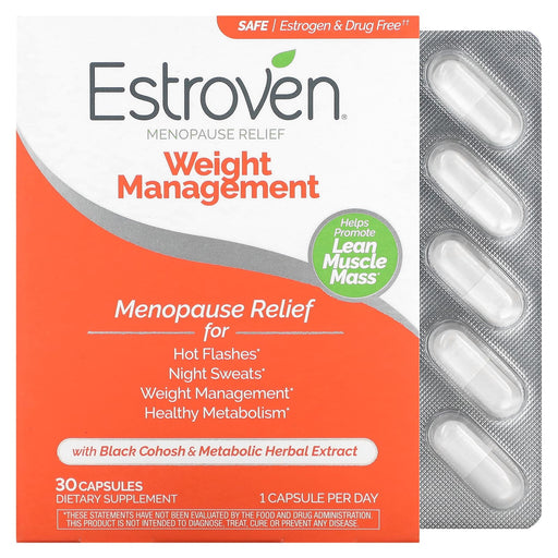 Estroven Estroven® Menopause Relief &amp; Weight Management – Dietary Supplement Vitamins & Supplements White Smoke