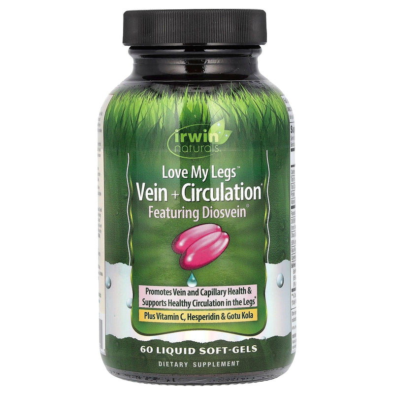 Irwin Naturals Vein  Circulation Love My Legs  60  SoftGels Vitamins & Supplements White Smoke