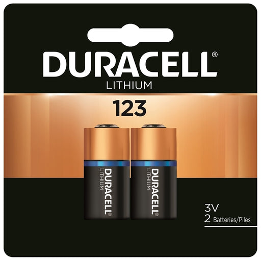 Duracell Duracell DL123AB2PK Ultra Lithium Photo Battery Batteries Black
