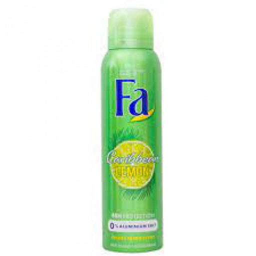 Fa Fa Deodorant Spray Caribbean Lemon 150 Ml Deodorant White Smoke