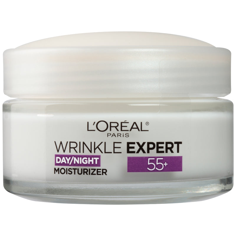 L'Oreal L'Oreal Paris Wrinkle Expert 55+ Anti-Wrinkle Smoothing Calcium Face Moisturizer 1.7 oz Lotion & Moisturizer Light Gray