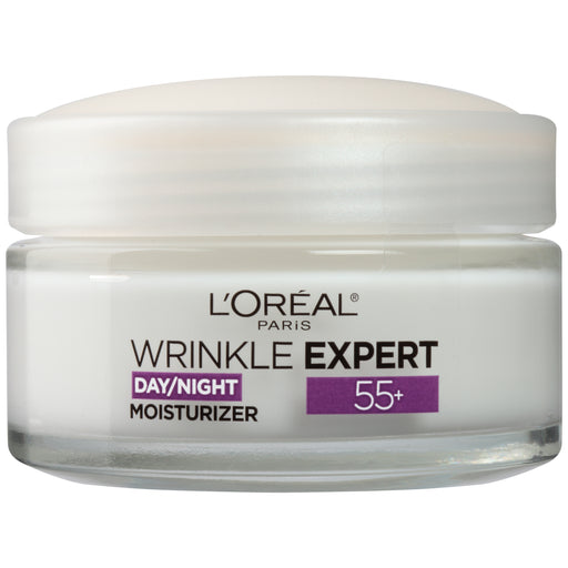 L'Oreal L'Oreal Paris Wrinkle Expert 55+ Anti-Wrinkle Smoothing Calcium Face Moisturizer 1.7 oz Lotion & Moisturizer Light Gray