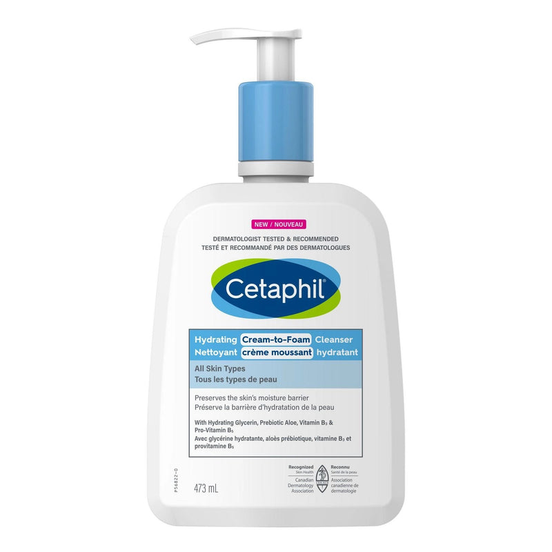 Cetaphil Cetaphil Hydrating Foaming Cream Cleanser 8 Fl Oz Health & Beauty White Smoke