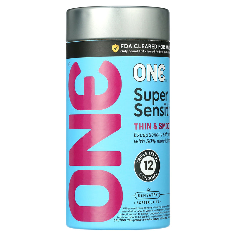 ONE Condoms ONE Condoms Super Sensitive Condoms Pale Turquoise