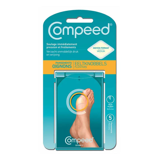 Compeed Compeed Callus Corns Plasters - Medium Size 5 Units Foot Care Product Dark Cyan
