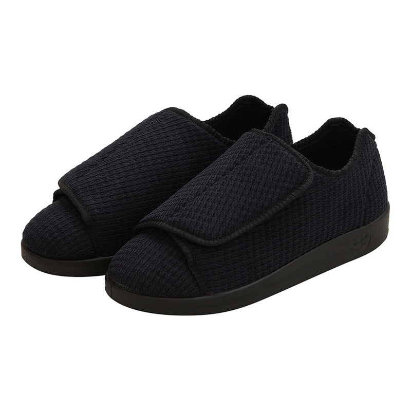 Silverts Silverts Slippers - Black, Size 13 / 2X-Wide Clothing Black