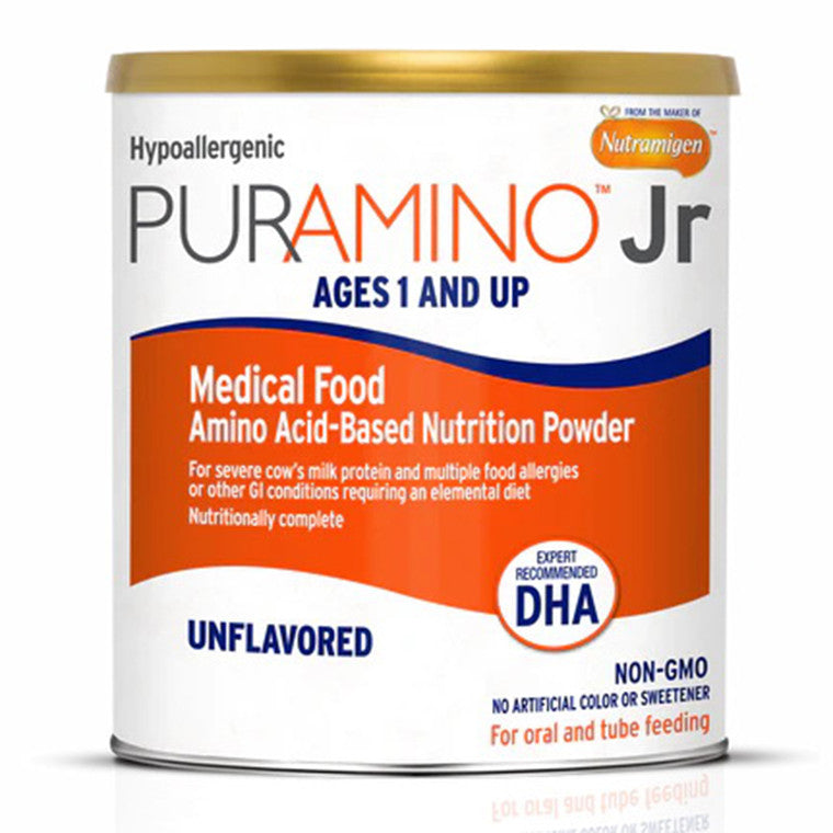 Mead Johnson Mead Johnson PurAmino Jr Pediatric Formula, 14.1 Oz. Can Baking Powder White Smoke