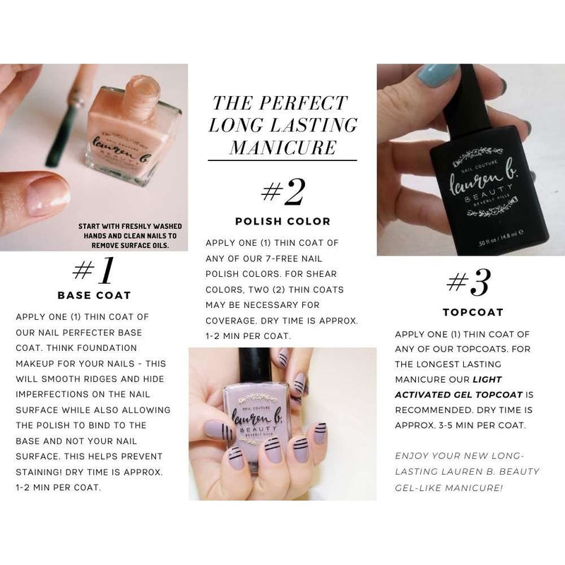 laurenbbeauty Pfeiffer Beach Glow - 7 FREE + VEGAN NAIL POLISH Nail Polishes White Smoke