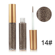 EpiLynx Shimmer & Shine Glitter Eyeliner – Vegan, Allergen-Free, Long-Wearing Eyeliner White Smoke 14 dark brown