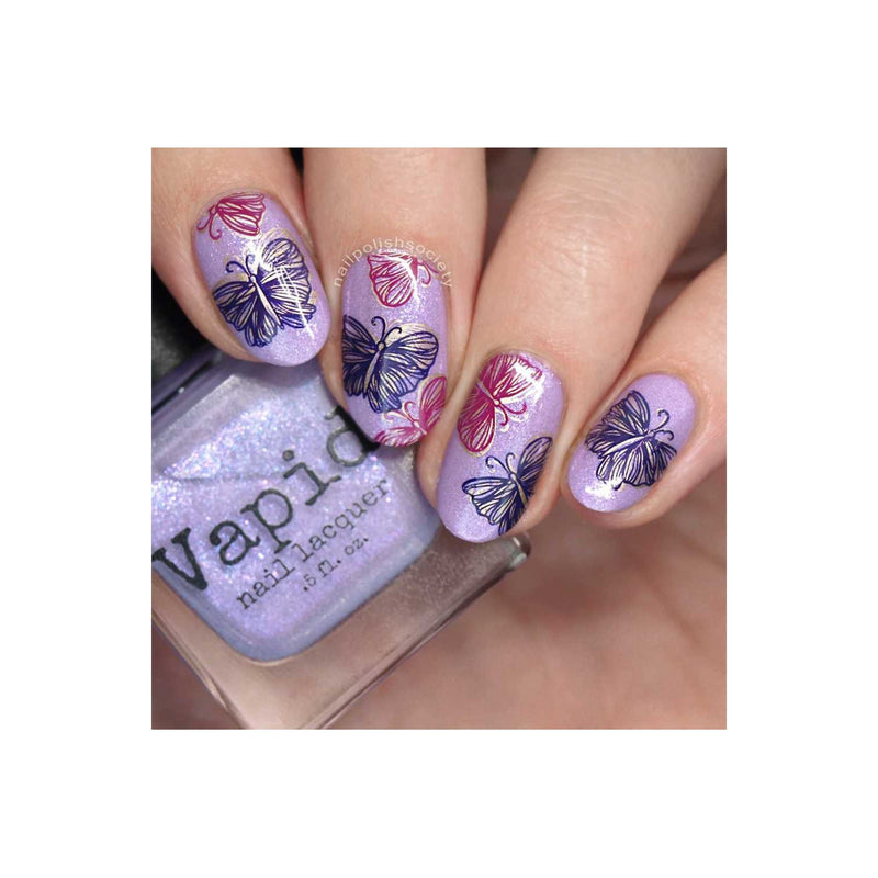 UberChic Beauty Collection 20 Stamping Plate Rosy Brown