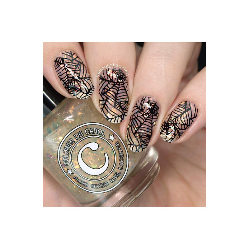 UberChic Beauty Halloween-04 Stamping Plate Rosy Brown