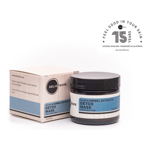 Heliotrope San Francisco Clay & Herbal Extract Detox Mask Facial Mask White Smoke