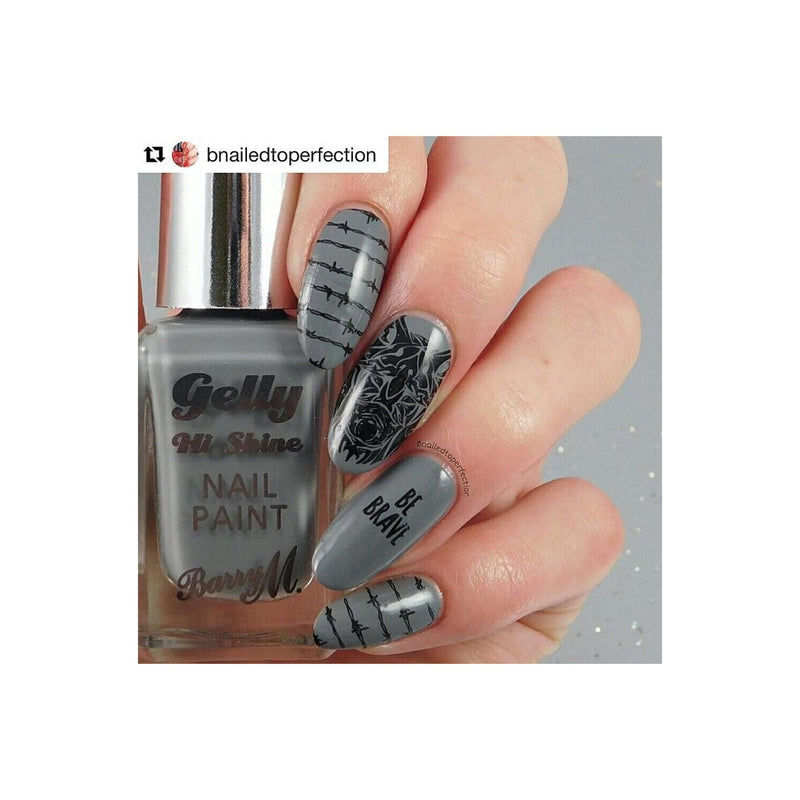 UberChic Beauty Wild West-02 Stamping Plate Rosy Brown