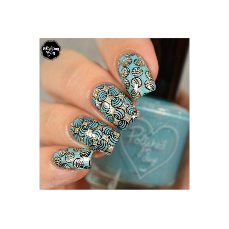 UberChic Beauty Collection 27 Stamping Plate Rosy Brown