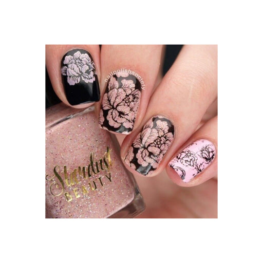 UberChic Beauty Collection 09 Stamping Plate Rosy Brown