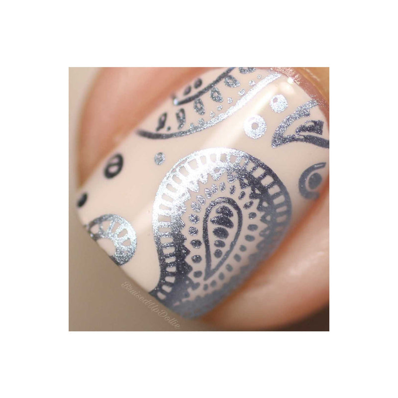 UberChic Beauty Collection 17 Stamping Plate Rosy Brown