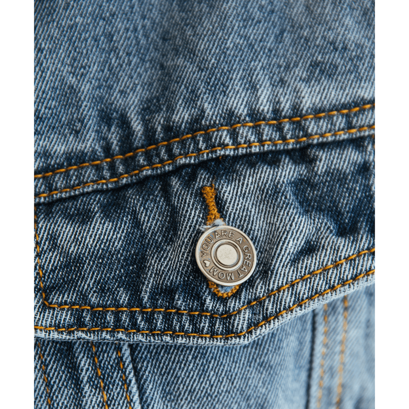 Sunflower Motherhood Blue Denim Mama Jacket Clothing Dark Slate Gray Small,Medium,Large,Extra Large