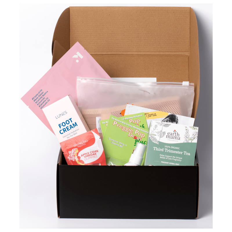 Sunflower Motherhood Pregnancy Box Baby Gift Set Light Gray