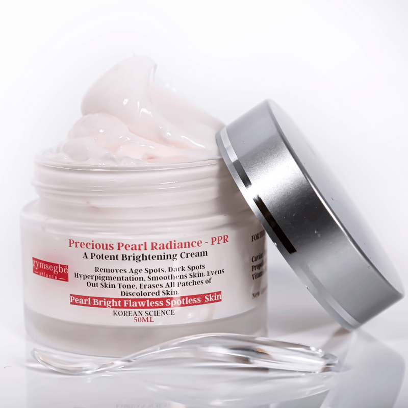 gymsegbë Precious Pearl Radiance Brightening Cream Anti-Aging, Dark Spots, Hyperpigmentation White Smoke 1 Jar Save $5.80,2 Jars Save $8.59,3 Jars Save $13.38,4 Jars Save $46.97