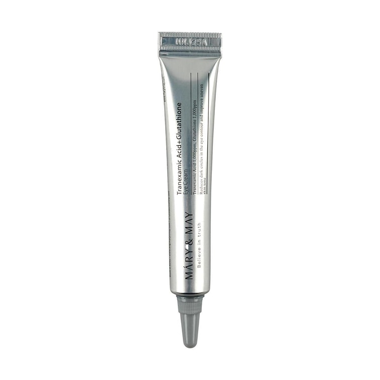 AsiaBeautyMall Mary & May Tranexamic Acid+Glutathione Eye Cream Mini Eye Cream White Smoke