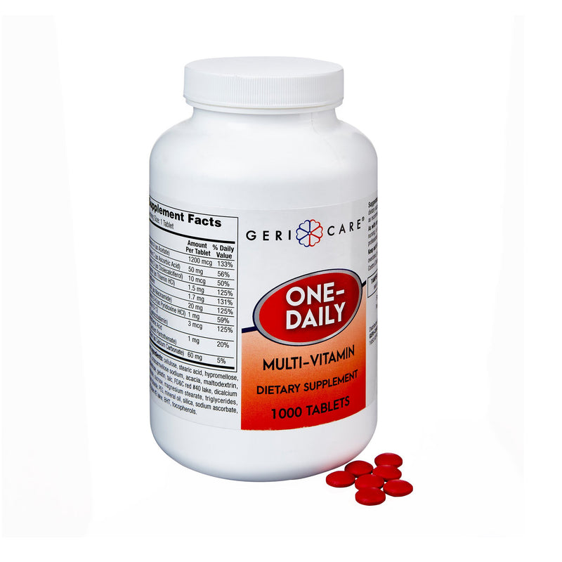 McKesson McKesson Multivitamin Supplement Geri-Care Tablet 1000 Per Bottle Vitamins & Supplements White Smoke