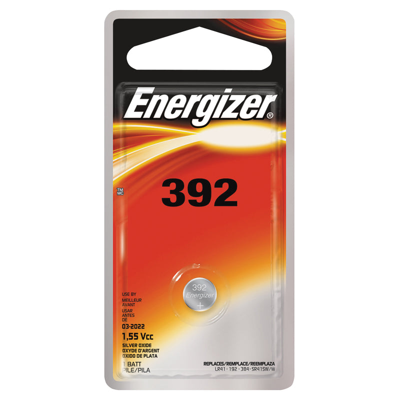 Energizer Energizer Silver Oxide Watch Battery 392BP1 1.5 Volt Batteries White Smoke