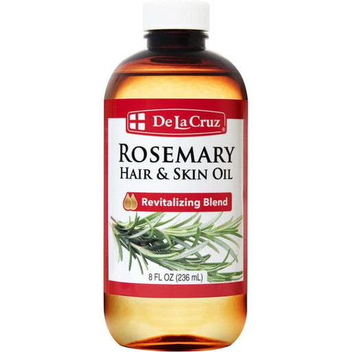 De La Cruz De La Cruz Rosemary Hair & Skin Oil, 8 Fl Oz (236 Ml) Health & Beauty White Smoke
