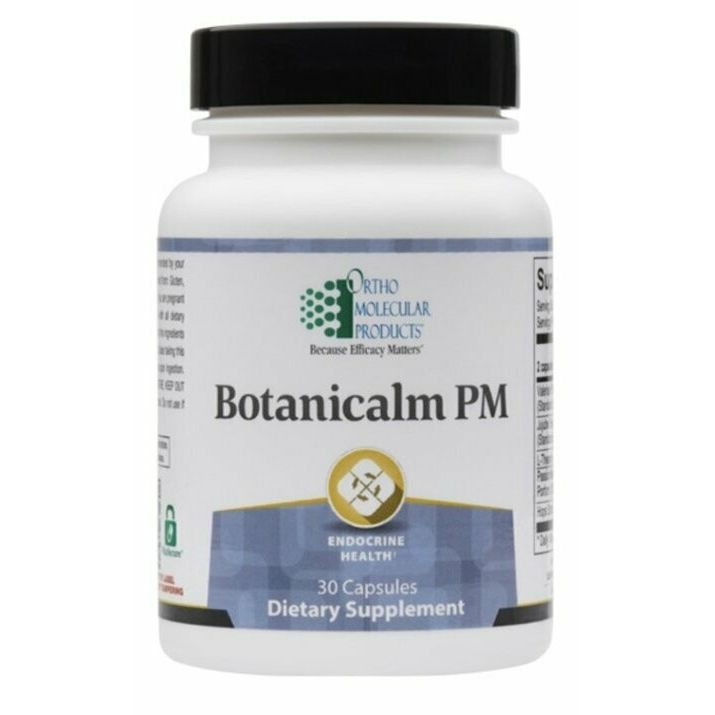 Ortho Molecular Products Ortho Molecular Products Botanicalm PM 30 Capsules Vitamins & Supplements Light Gray