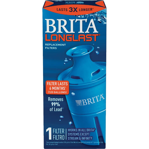 Brita Brita Longlast Pitcher Water Filter Cartridge - 6 Month Replacement Water Filters Dark Cyan