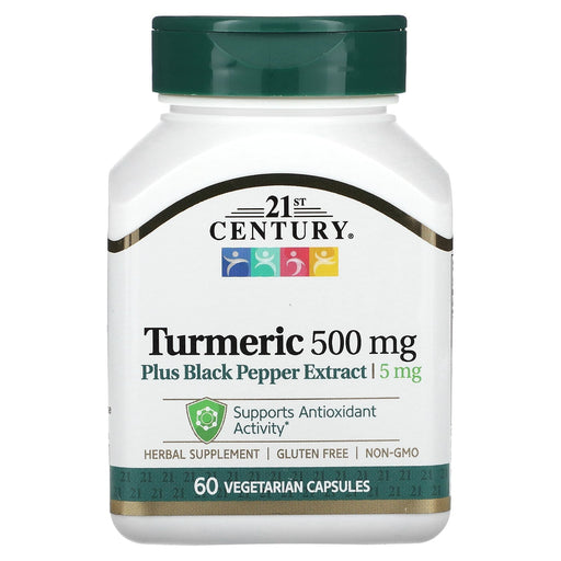 21st Century 21st Century Turmeric Complex 500Mg Capsules 60Ct Vitamins & Supplements White Smoke