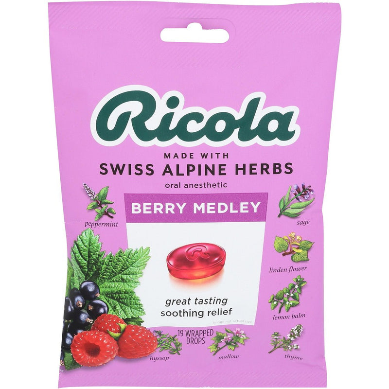 Ricola Ricola Drops Berry Medley Oral Anesthetic Health & Beauty Plum
