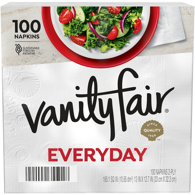 Vanity Fair Vanity Fair Napkins, Casual, Everyday, 2 Ply Paper & Magnetic Dolls Lavender
