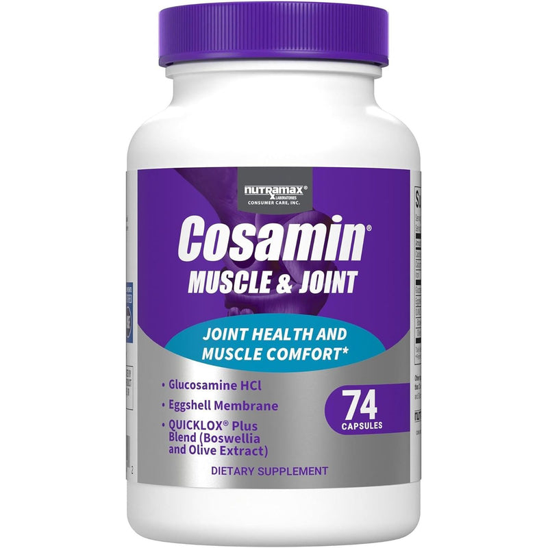 Cosamin Nutramax Cosamin Joint Health And Muscle Comfort Capsules 74Ct Health Care White Smoke