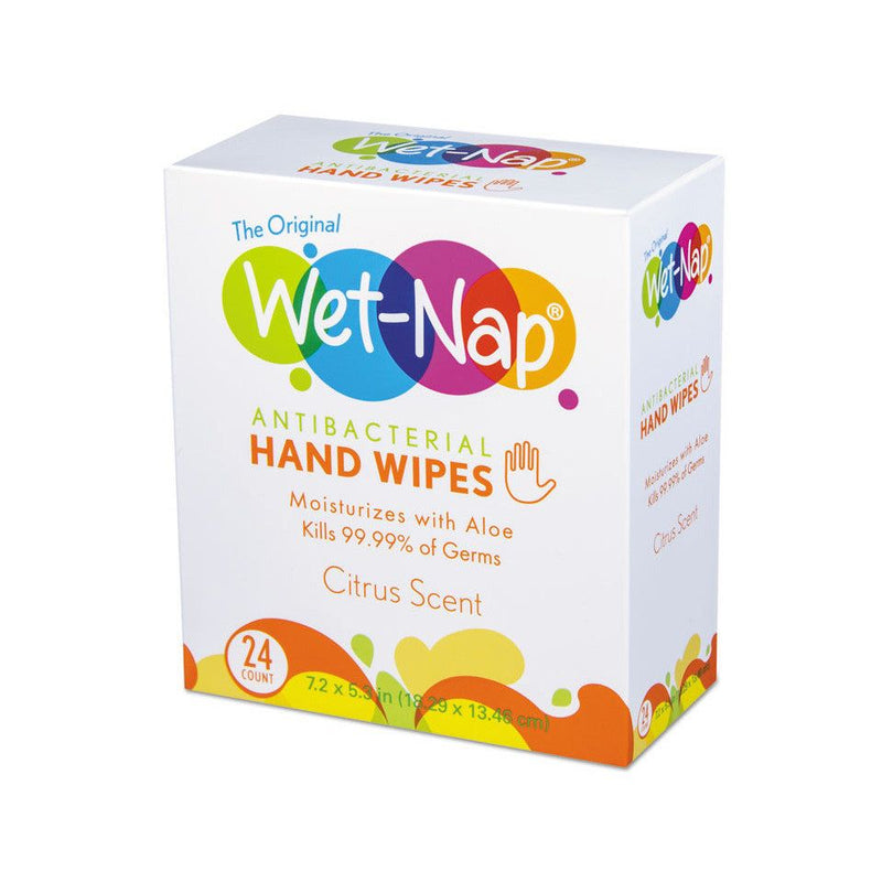 Wet-Nap Wet-Nap Citrus Scent Antibacterial Hand Wipes Hand Sanitizers & Wipes White Smoke
