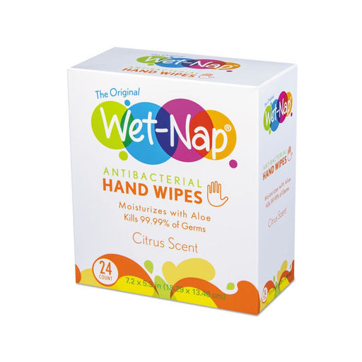 Wet-Nap Wet-Nap Citrus Scent Antibacterial Hand Wipes Hand Sanitizers & Wipes White Smoke