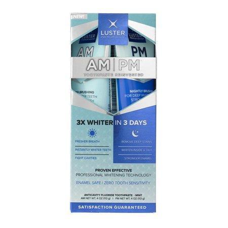 0 Luster AM/PM Toothpaste Whitening System 4oz Gray