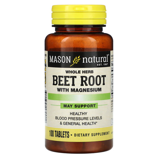 Mason Natural Mason Natural® Beet Root (500 mg) with Magnesium Vitamins & Supplements Light Gray