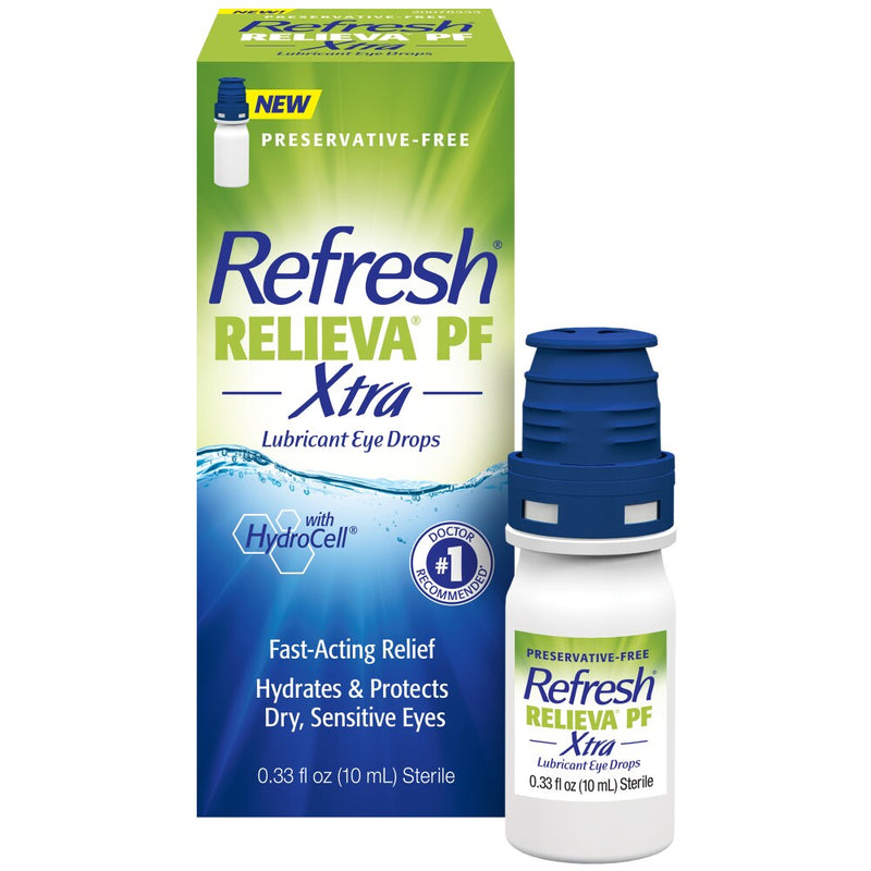 Refresh Refresh Xtra Lubricant Eye Drops 0.33 Fl Oz Eye Drops & Lubricants White Smoke