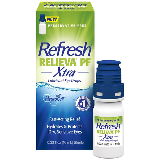 Refresh Refresh Xtra Lubricant Eye Drops 0.33 Fl Oz Eye Drops & Lubricants White Smoke