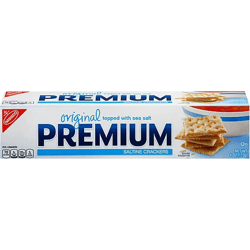 Premium Premium Saltine Crackers Original, 4 Oz Box, 1Count Crackers Lavender