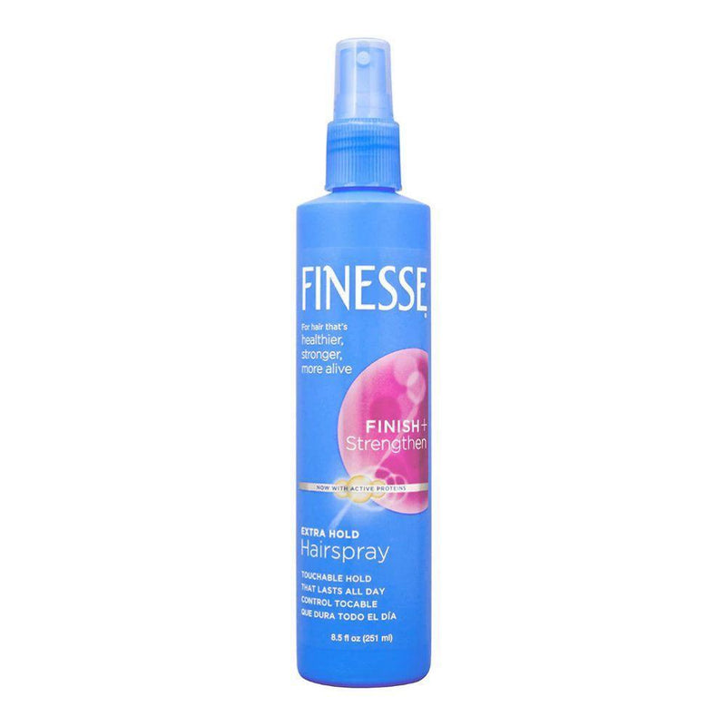 Finesse Finesse Finish + Strengthen Extra Hold Non-Aerosol Hair Spray, 8.5 Oz Hair Care White Smoke
