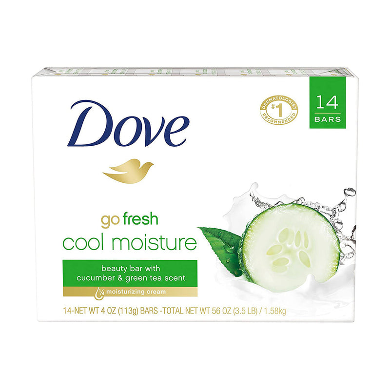 Dove Dove Cool Moisture Refreshing Beauty Bar Soap, 4.25 oz, 6 Bars Bath & Body White Smoke
