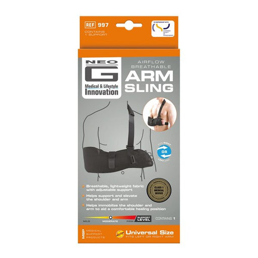 Neo G Neo G Airflow Breathable Arm Sling, Adjustable Size Gun Slings Gray
