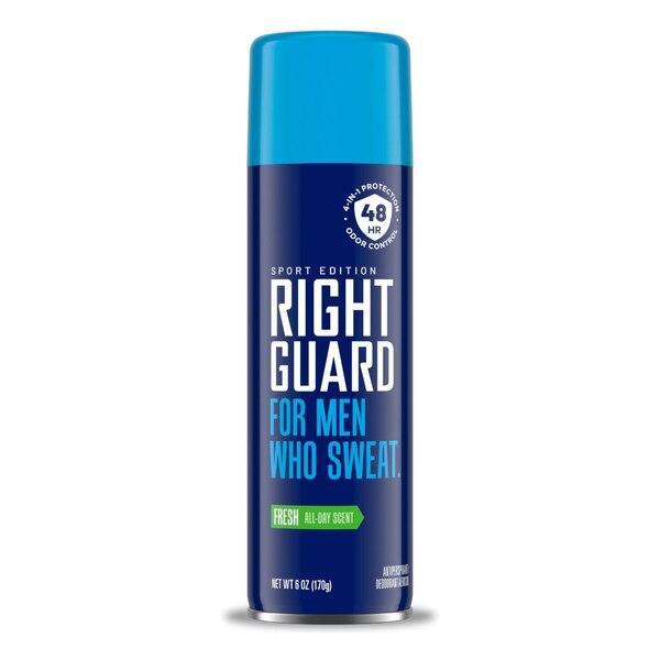 Right Guard Right Guard Sport 48-Hour Antiperspirant Dry Spray, Fresh, 6 OZ Deodorant White Smoke