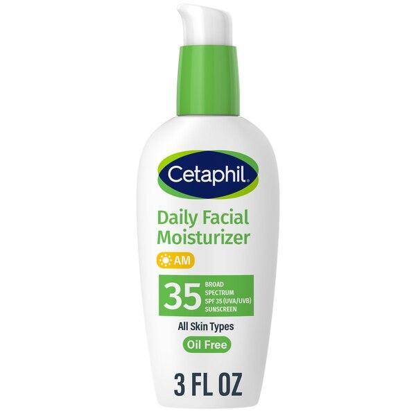 Cetaphil Cetaphil Facial Moisturizer, Daily, Oil-Free, Broad Spectrum SPF 35 3 Fl Oz Lotion & Moisturizer White Smoke