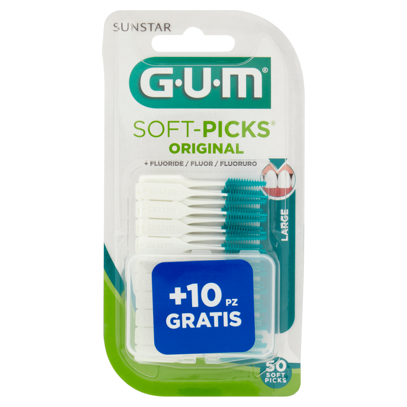GUM GUM Soft-Picks Original Large Candy & Chocolate Antique White