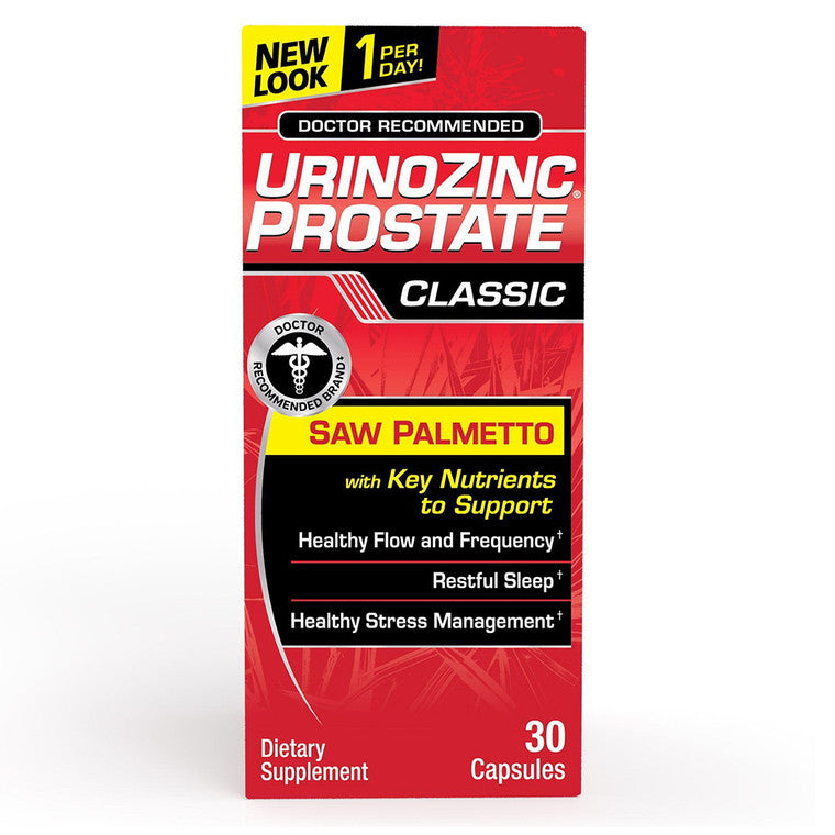 Urinozinc Urinozinc Prostate Classic Formula Health Supplement, 60 Capsules Vitamins & Supplements White Smoke