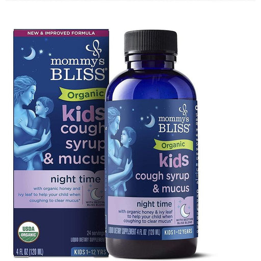 Mommy's Bliss Mommy's Bliss® Organic Cough Syrup & Mucus Relief + Immunity Support (4 fl oz) Syrup White Smoke