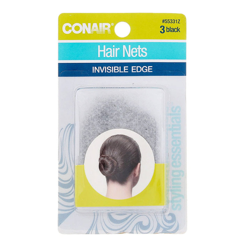 Conair Conair Con Black Hair Net Hair Nets Light Gray