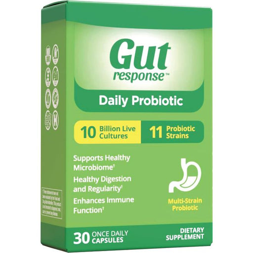 Gut Response Gut Response Daily Probiotic Capsules 30Ct Vitamins & Supplements Dark Sea Green